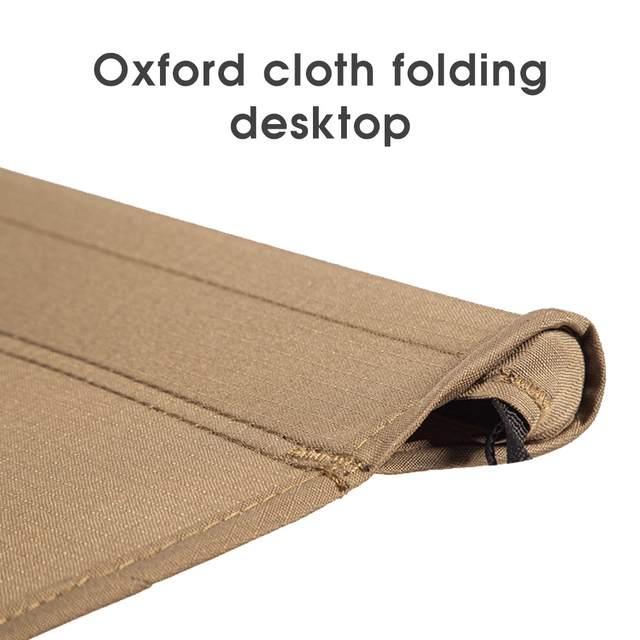 Lekki składany stół kempingowy z aluminium i tkaniną Oxford – przenośna, idealna do grillowania i pikników - Wianko - 2