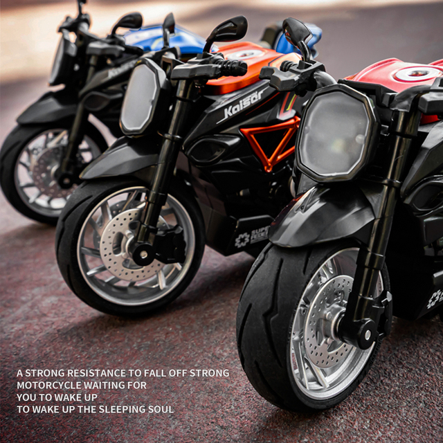 Model motocykla odlew zabawka 1:12 ze stopu - motocyklowy wyścigowy samochodzik dla dzieci - prezenty chłopców, kolekcjonerski - Wianko - 10
