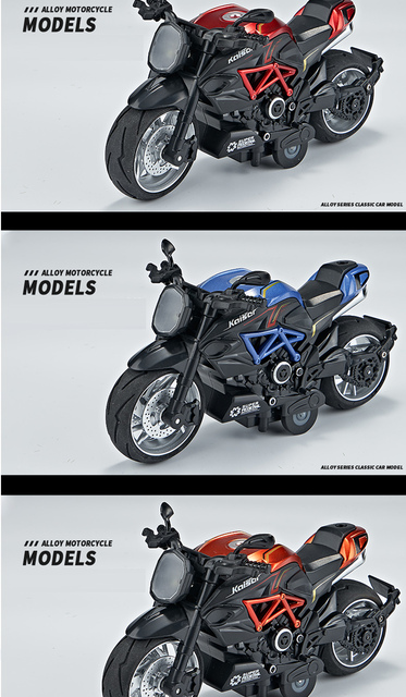 Model motocykla odlew zabawka 1:12 ze stopu - motocyklowy wyścigowy samochodzik dla dzieci - prezenty chłopców, kolekcjonerski - Wianko - 17