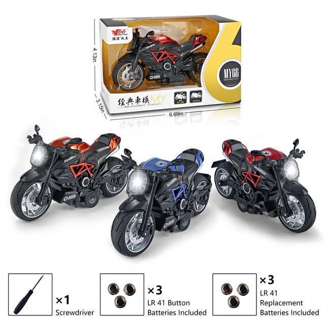 Model motocykla odlew zabawka 1:12 ze stopu - motocyklowy wyścigowy samochodzik dla dzieci - prezenty chłopców, kolekcjonerski - Wianko - 14