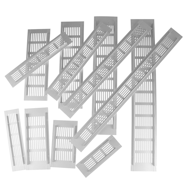 Uniwersalna aluminiowa siatka wentylacyjna do prostokątnych szafek i regałów - Wianko - 10