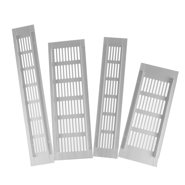 Uniwersalna aluminiowa siatka wentylacyjna do prostokątnych szafek i regałów - Wianko - 5