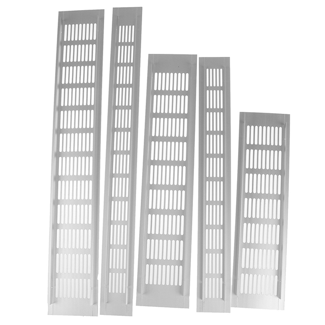 Uniwersalna aluminiowa siatka wentylacyjna do prostokątnych szafek i regałów - Wianko - 8
