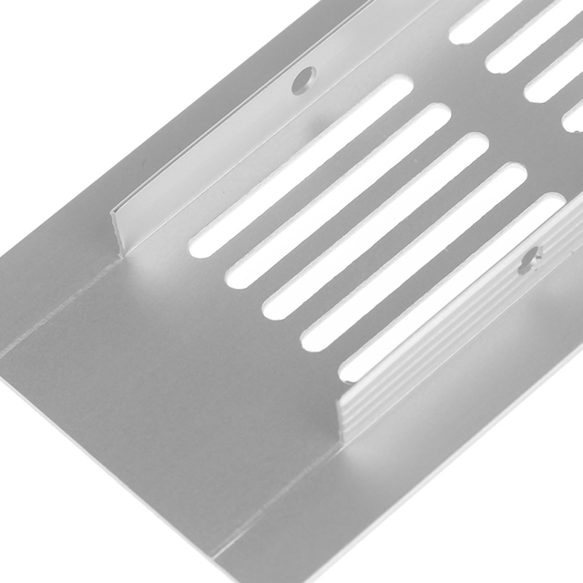 Uniwersalna aluminiowa siatka wentylacyjna do prostokątnych szafek i regałów - Wianko - 1