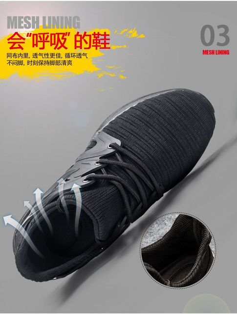 Lekkie sportowe obuwie ochronne bezpieczne przed przebiciem i uderzeniem - Wianko - 5