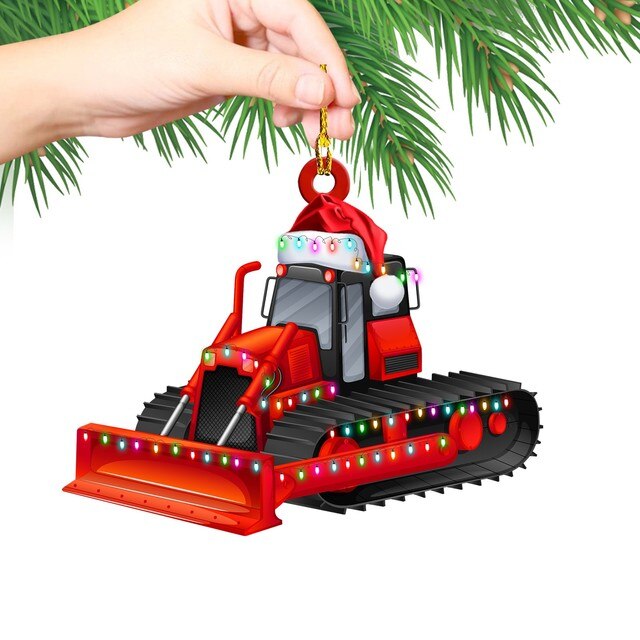 Dekoracyjny wisiorek choinka samochód - ozdoba świąteczna - ciężarówka pociąg dom dzieci prezenty - Wianko - 30