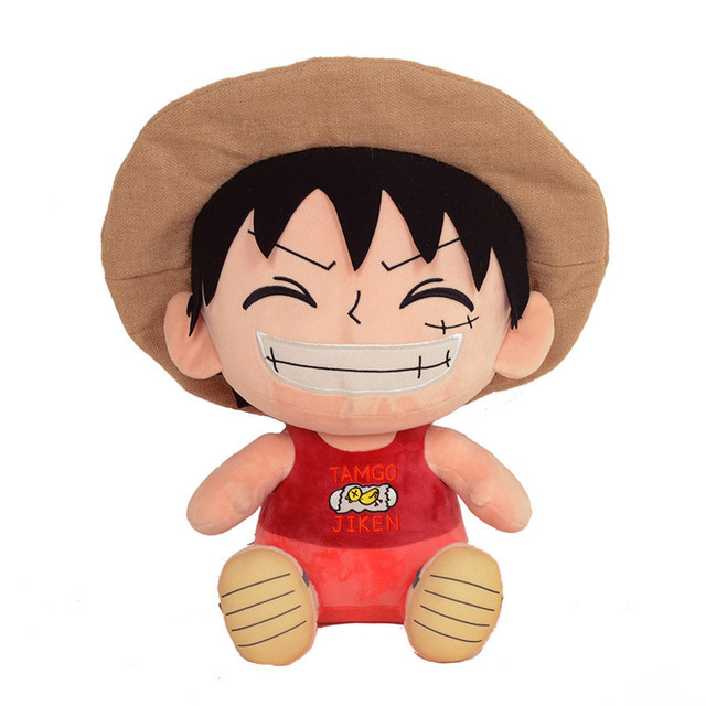Pluszowa zabawka Luffy z japońskiego Anime One Piece, 25/30/60cm, dla dzieci - prezent dla fanów Luffy'ego - Wianko - 1