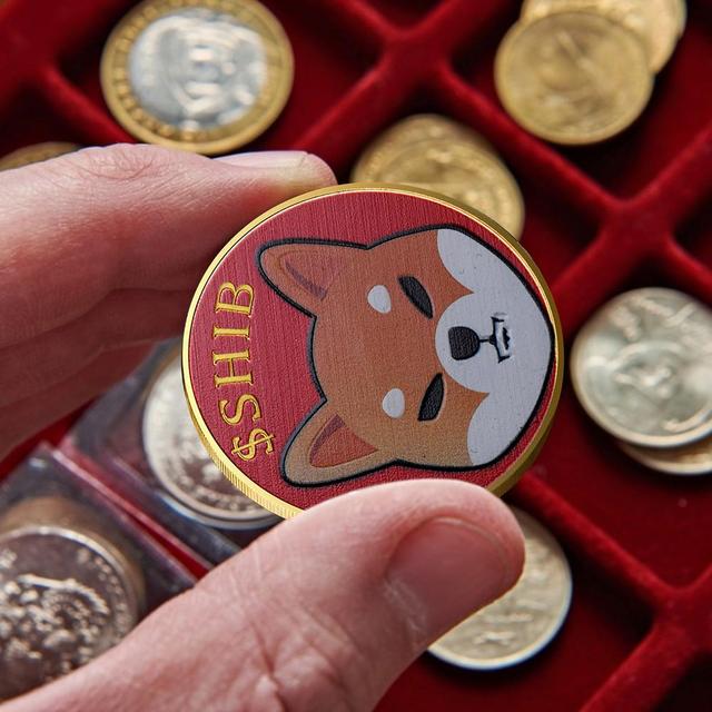 Moneta pamiątkowa Doge Coin SHIB Shiba Inu, trójwymiarowy relief, pozłacane srebro, szczęśliwa pamiątka rzemiosła - Wianko - 5