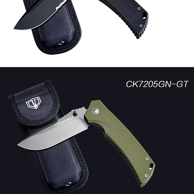 Składany nóż taktyczny z ostrzem D2 i uchwytem G10 - Wianko - 26