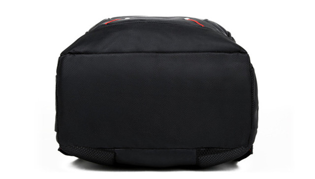 Czarny plecak męski z nylonu, wodoodporny, na laptopa 15.6 cala, o dużej pojemności i wysokiej jakości - Wianko - 8