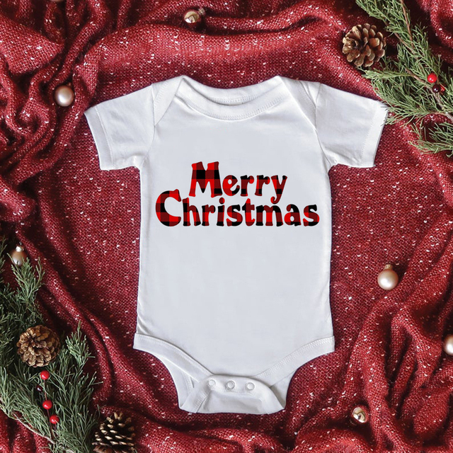 Kombinezon świąteczny My 1st Christmas z krótkim rękawem dla noworodka - chłopcy i dziewczynki - Wianko - 25