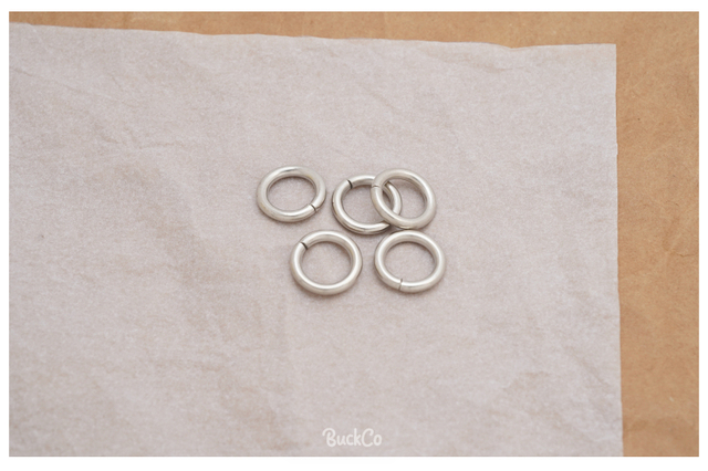 15mm galwanicznie metalowy pierścień wysokiej jakości w 8 kolorach dla DIY smyczy, obroży, plecaka i torebki - Wianko - 17