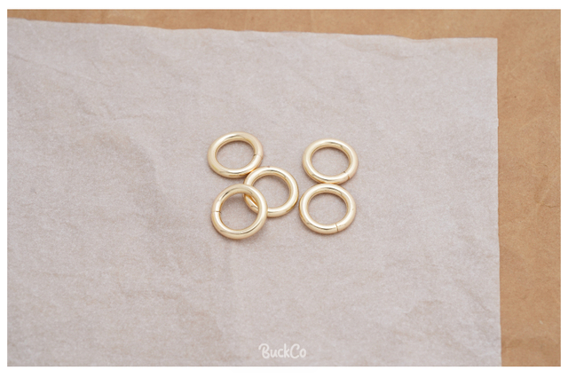 15mm galwanicznie metalowy pierścień wysokiej jakości w 8 kolorach dla DIY smyczy, obroży, plecaka i torebki - Wianko - 11
