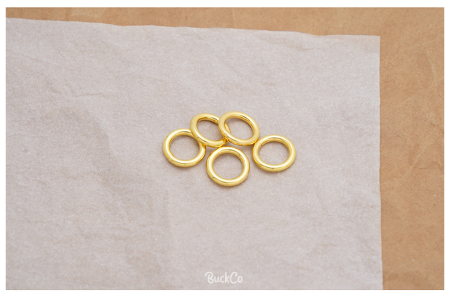 15mm galwanicznie metalowy pierścień wysokiej jakości w 8 kolorach dla DIY smyczy, obroży, plecaka i torebki - Wianko - 8