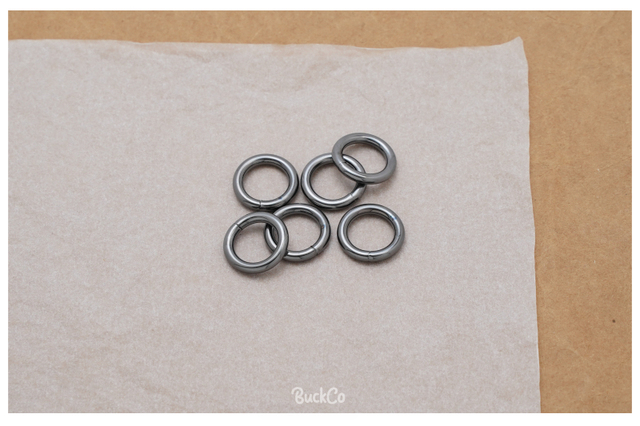 15mm galwanicznie metalowy pierścień wysokiej jakości w 8 kolorach dla DIY smyczy, obroży, plecaka i torebki - Wianko - 13
