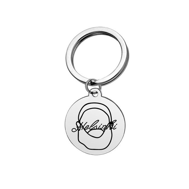 Brelok klucza Heist domu papierowego La Casa De Papel 2021 - prezent dla fanów biżuterii z samochodem - Wianko - 9