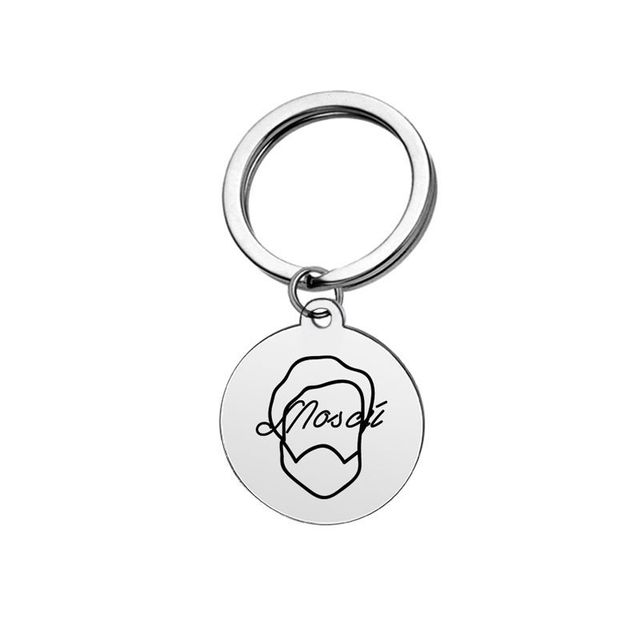 Brelok klucza Heist domu papierowego La Casa De Papel 2021 - prezent dla fanów biżuterii z samochodem - Wianko - 4