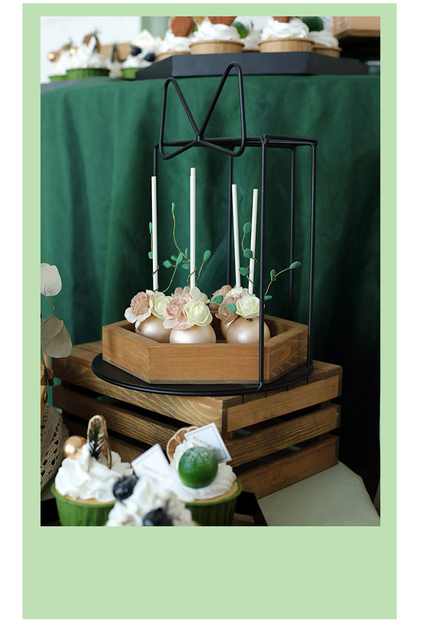 Sztuczna dekoracja kwiatowa Lollipop z gliny i pianki - model deserowy do prezentacji i fotografii - Wianko - 8