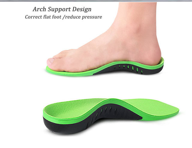 Twarde ortopedyczne wkładki do butów wspierające łuk stopy dla dzieci - płaskostopie, prawidłowe podparcie łuku - Wianko - 4