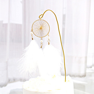Skrzydła anioła - ozdoba na wierzch tortu do samodzielnego dekorowania - flagi DIY Cupcake - dekoracje tortowe na walentynki, ślub i urodziny - akcesoria do pieczenia - Wianko - 7