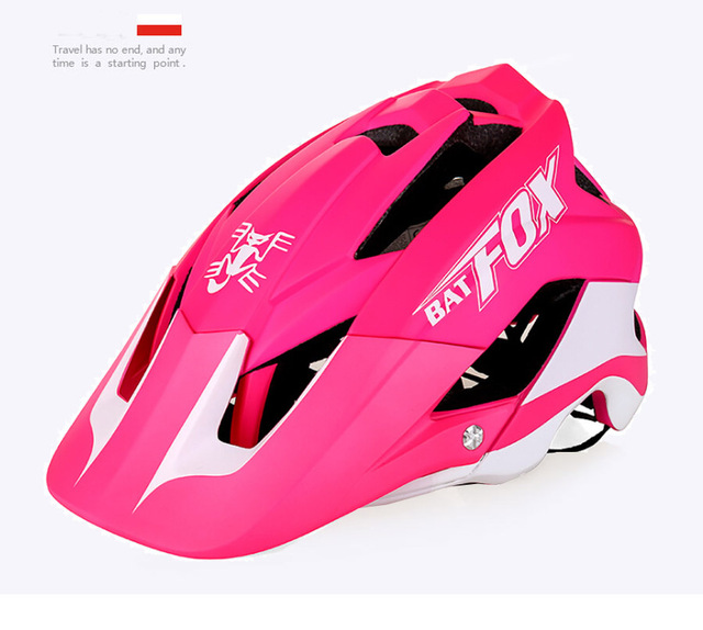 BATFOX Kask rowerowy unisex ultra lekki różowy - Wianko - 27