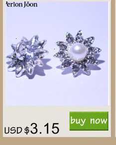 Guziki do sukienek dla kobiet - 10 sztuk 15mm, metalowe, ozdobione perłami i kryształkami, do szykownej odzieży - NK017 - Wianko - 21