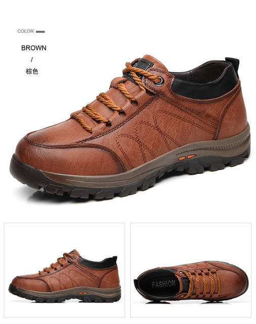 Męskie skórzane buty trampki 2021 - jakość, wygodne, dla aktywnego stylu życia - Wianko - 22
