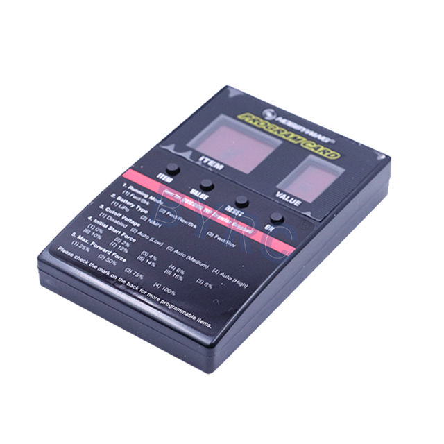 Karta programu Hobbywing QUICRUN 1080 80A - kontroler prędkości szczotkowany ESC wodoodporny dla gąsienic RC TRX4 osiowe SCX10 90046 - Wianko - 14