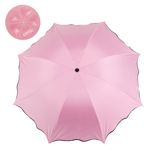 Mini Parasol kreatywności dla kobiet - anty UV, kwitnąca winylowa ochrona przed słońcem z motywem kwiatu Sakura (8 żeber) - Wianko - 6