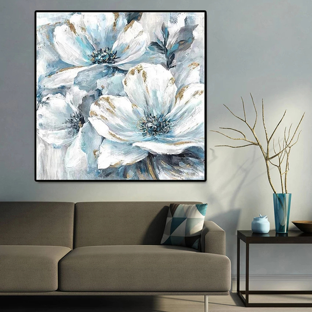 Obraz diamentowy DIY - abstrakcyjne kwiaty, pełny martwej natury, Flora wazon haftowany krzyżykowy - Wianko - 4