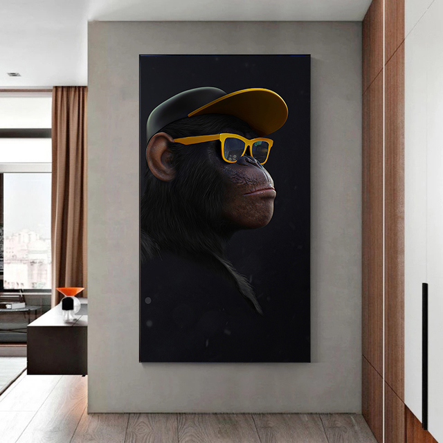 Diamentowe malowanie zwierząt - goryl, małpy: 5D mozaika, inteligentne hafty, zestaw wierteł do dekoracji wnętrz - Wianko - 10