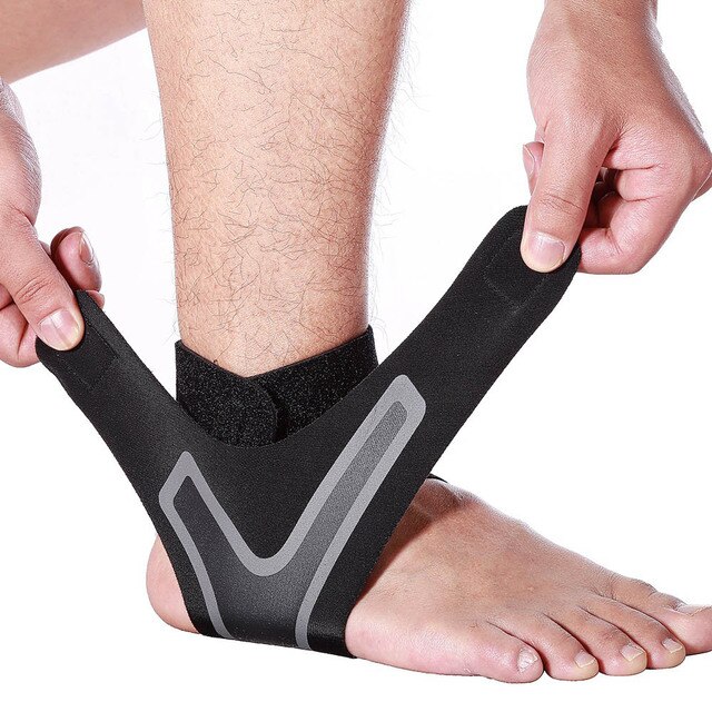 Pasek elastyczny regulowany kompresyjny do wsparcia kostki i ochrony stawów stopy – bieganie, koszykówka, zwichnięcia - Wianko - 4
