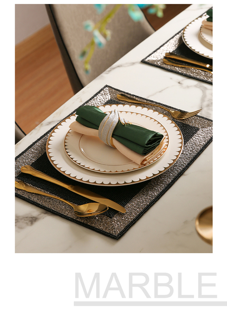 Zestaw stołowy w nordyckim stylu z luksusowymi naczyniami kuchennymi w europejskim showroomie - Wianko - 10