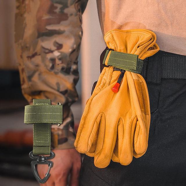 Mocny hak do rękawiczek wojskowych - uniwersalna klamra zewnętrzna i lina wspinaczkowa - Wianko - 5