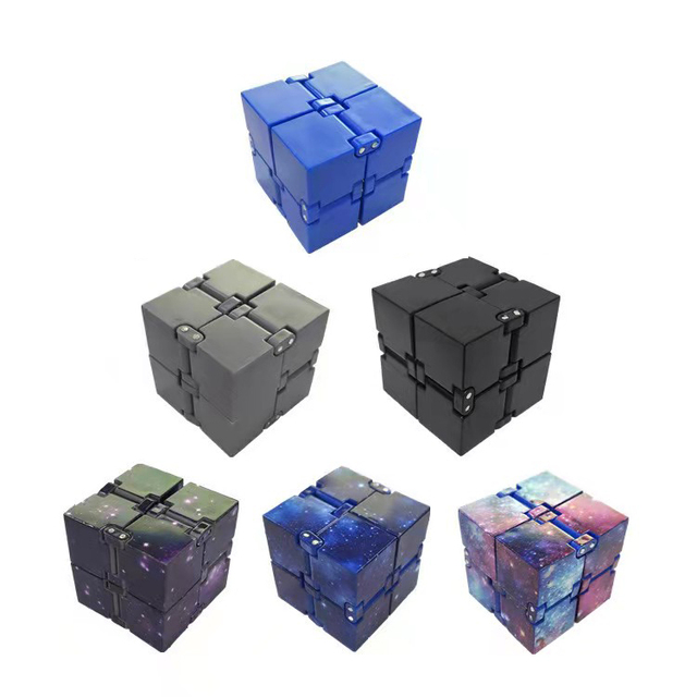 Składane bloki Infinity Cube flamastry Macaron - zabawka antystresowa dla dzieci i dorosłych z autyzmem i ADHD - 2021 - Wianko - 9