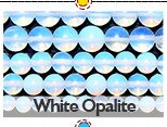 Białe szalone agaty - kamienie naturalne, okrągłe koraliki 6-10 mm do tworzenia biżuterii - Wianko - 10
