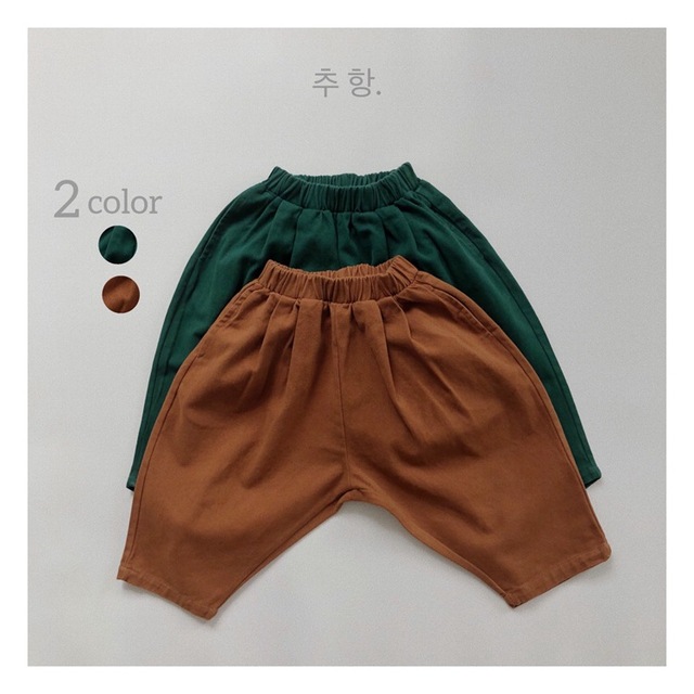 Spodnie dziecięce w nowym stylu: Jesień 2021, niemowlęce, chłopcy, dziewczynki, długie, bawełniane, luźne, rzepy, jednolity kolor - Wianko - 26