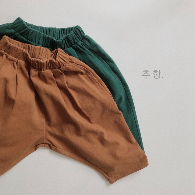 Spodnie dziecięce w nowym stylu: Jesień 2021, niemowlęce, chłopcy, dziewczynki, długie, bawełniane, luźne, rzepy, jednolity kolor - Wianko - 37