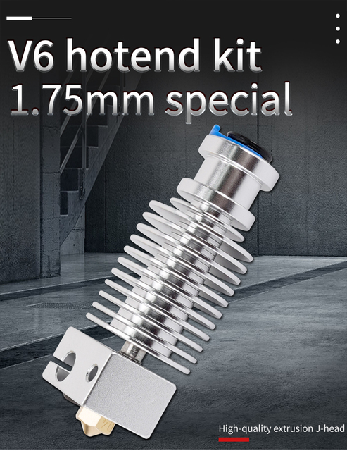 E3D V6 Hotend + Bimetal heatbreak do drukarki 3D - 1.75MM - Wianko - 2