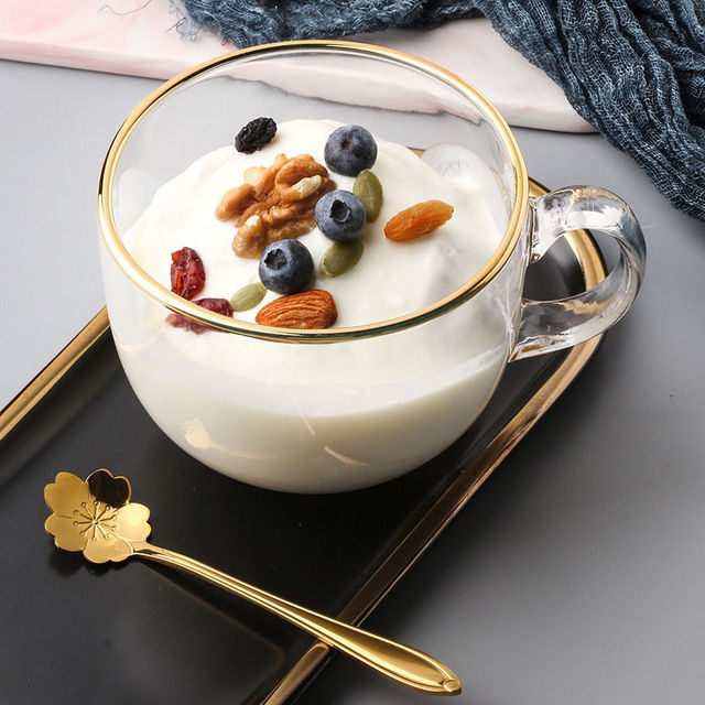 Filiżanka do herbaty i kawy w japońskim stylu o dużej pojemności, wykonana z przezroczystego materiału, idealna na śniadanie - Wianko - 1