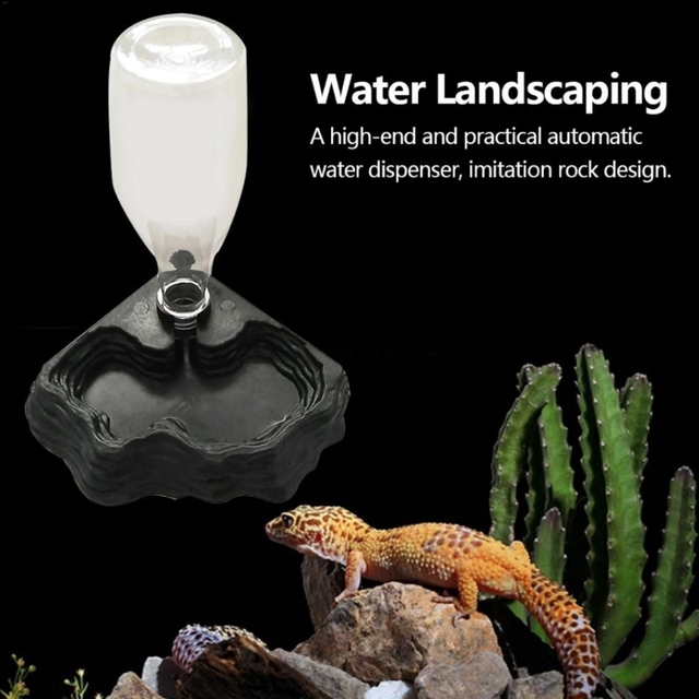 Automatyczny dozownik wody dla gadów 400ML Pet Gady Turtles Feeder Juventus - Wianko - 2