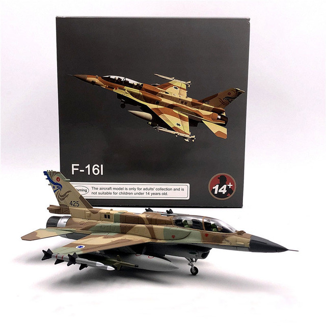 Model symulacji F-16I Burza z Piorunami, 1/72, izraelskie Siły Powietrzne, dekoracja stołu urodzinowego - Wianko - 4