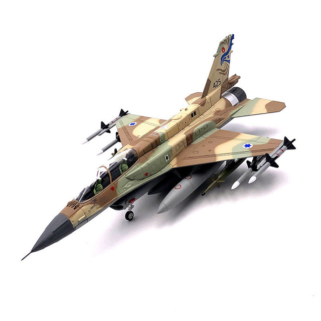 Model symulacji F-16I Burza z Piorunami, 1/72, izraelskie Siły Powietrzne, dekoracja stołu urodzinowego - Wianko - 3