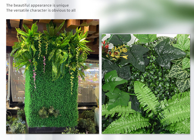 Zielona sztuczna roślina begonia z liśćmi i kwiatami - dekoracja ściany trawnika DIY do domu i wesel - Wianko - 2