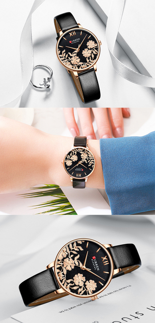 Elegancki zegarek damski CURREN ze stali nierdzewnej, stalowy pasek, kwarcowy mechanizm - Wianko - 9