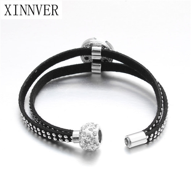 Bransoletka SNAP XINNVER - Biżuteria kryształowa z magnesem, zatrzask metalowy 18mm - Wianko - 8