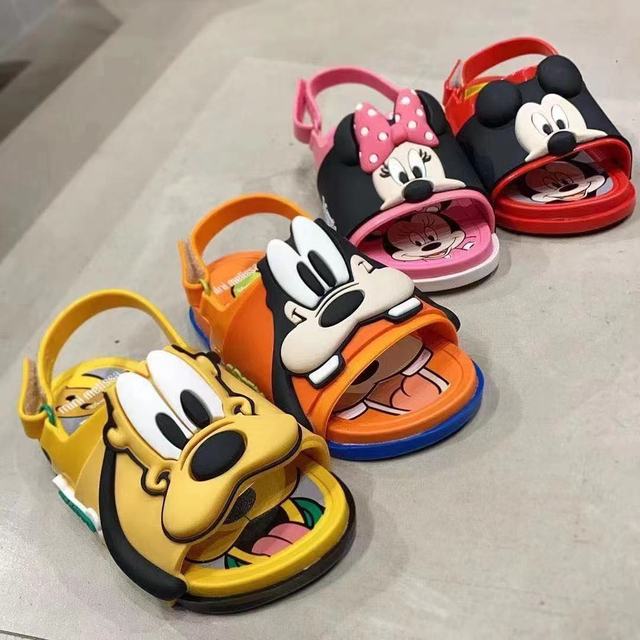 Letnia sandałki Melissa 2021 dla dzieci Disneya z postaciami Goofy, Mickey Mouse, Donald Kaczor i dziewcząt Jelly na plażę - Wianko - 2