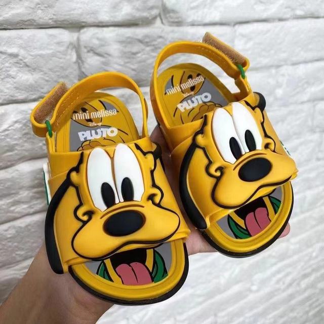 Letnia sandałki Melissa 2021 dla dzieci Disneya z postaciami Goofy, Mickey Mouse, Donald Kaczor i dziewcząt Jelly na plażę - Wianko - 4