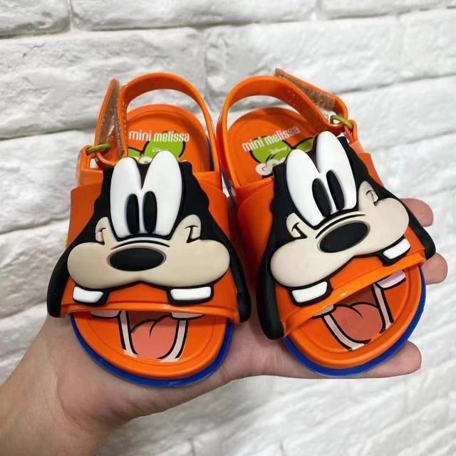 Letnia sandałki Melissa 2021 dla dzieci Disneya z postaciami Goofy, Mickey Mouse, Donald Kaczor i dziewcząt Jelly na plażę - Wianko - 6