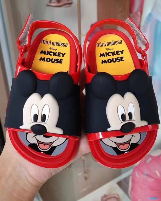 Letnia sandałki Melissa 2021 dla dzieci Disneya z postaciami Goofy, Mickey Mouse, Donald Kaczor i dziewcząt Jelly na plażę - Wianko - 3